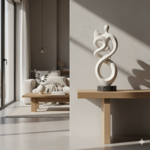 〰️ Interwoven Harmony: Modern Abstract Knot Sculpture