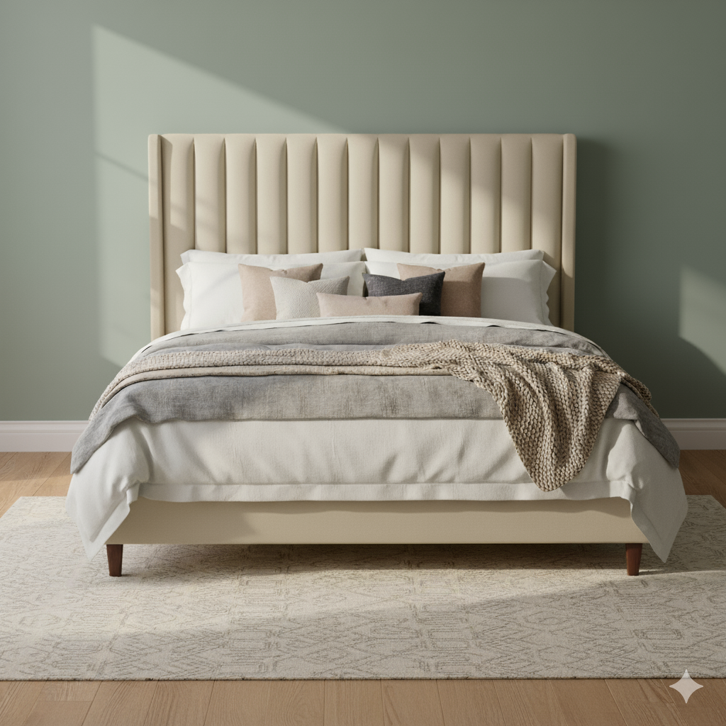 Royal Retreat Tufted Upholstered Platform Bed